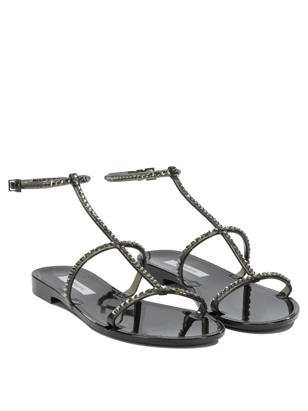 Menghi James Jelly Sandali - Nero | 8237e5b3864124181842b08230b013ee85919b6c