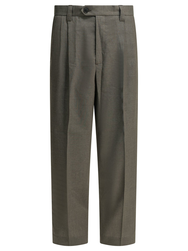 Mfpen Wool Tailored Pants Trousers - Marrone | f60ad415638a6383662920f1a55794893659eb9b