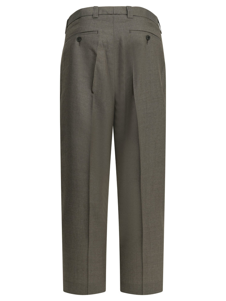 Mfpen Wool Tailored Pants Trousers - Marrone | 8ea9a88d5d1980b14c80f9d8c376b0bd137d6350