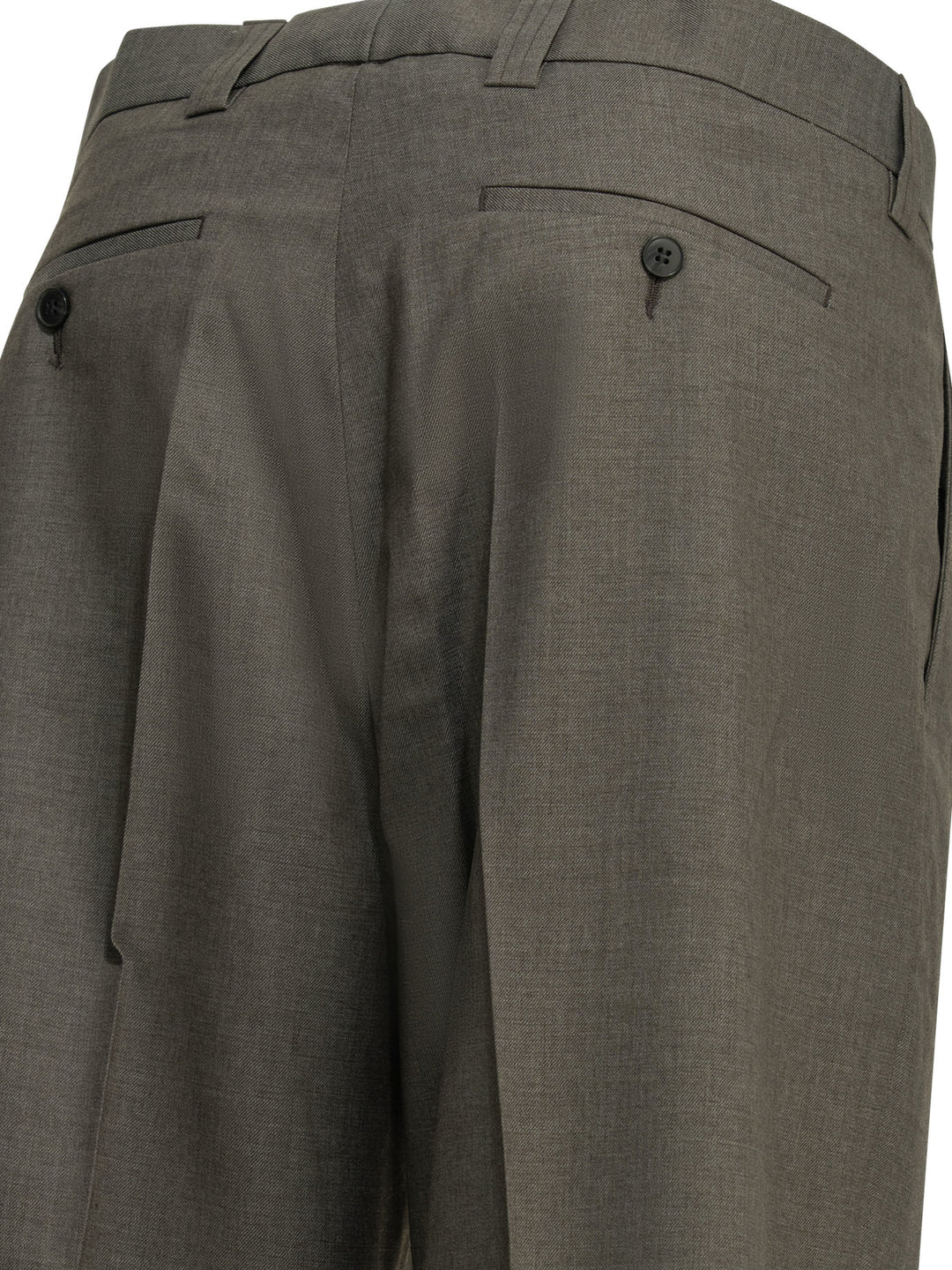 Mfpen Wool Tailored Pants Trousers - Marrone | 800011fd7af8b1b52ebbdfc81e8d6a8722377700