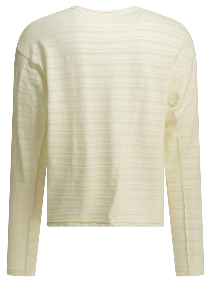Mfpen Knitted Crew Neck Sweater Knitwear - Bianco | 0471a54b597055501082def4ae79029b02d9bf10