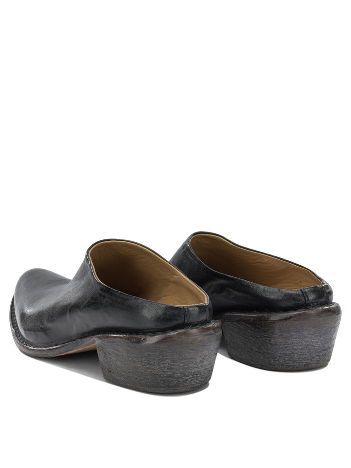 Moma 40mm Leather Sabot Heeled shoes - Nero | 6e5580198458312f6eca8502f31069c4a1bd2cfa