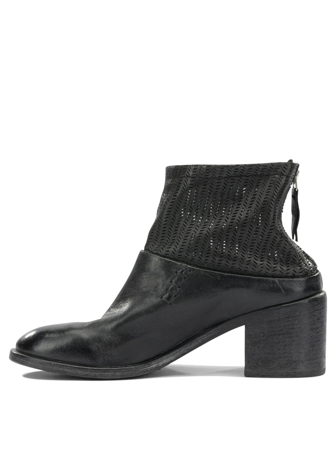 Moma 70mm Zippered Ankle Boots Boots and Ankle Boots - Nero | 219f7e38a2ba4a8bc3f827426393cc9126bda9bd