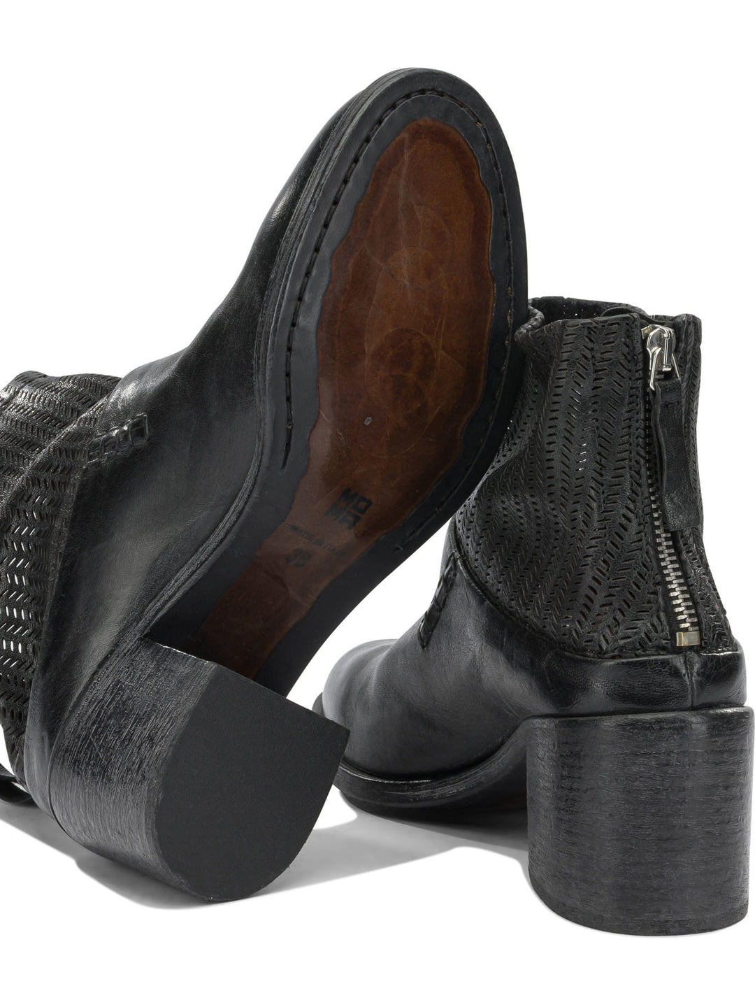 Moma 70mm Zippered Ankle Boots Boots and Ankle Boots - Nero | 6ad0dec66c9a87f7b0d27a9034a21580e470090a
