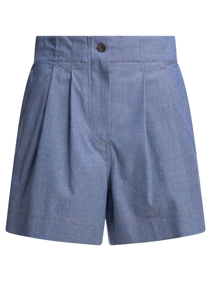 Moncler Grenoble Cotton Shorts - Light blue | 6c8f14f7e1bdbcc67d5d7f10416bd5788d6406f7