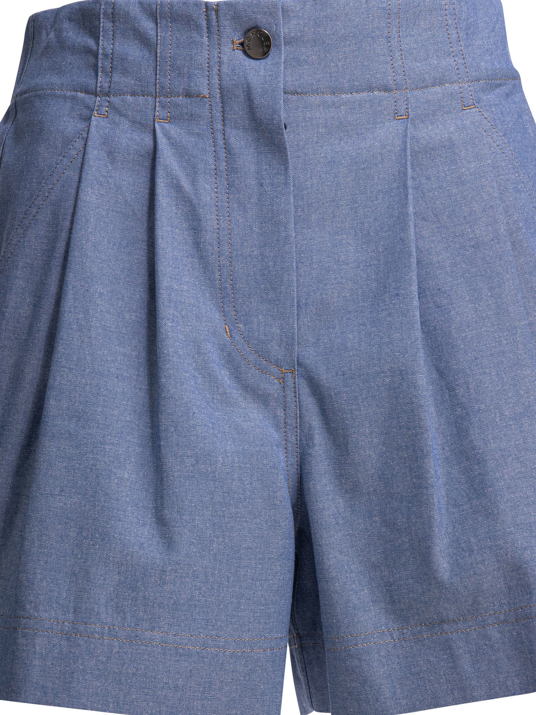 Moncler Grenoble Cotton Shorts - Light blue | 995ac69f8be6c99247bdbc77b4553c0d3a2b6912