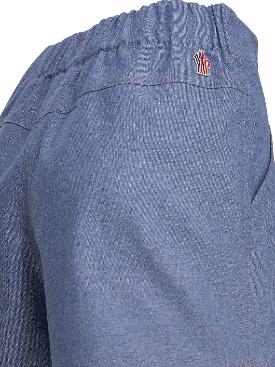 Moncler Grenoble Cotton Shorts - Light blue | f6838490ab16ea84da6b5ee47f291d4852f3de86
