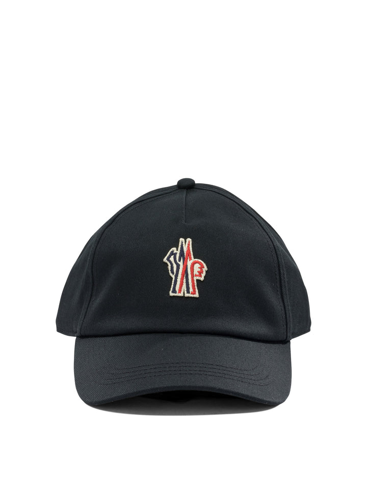 Moncler Grenoble Baseball Cap With Logo Cappelli - Nero | ab1429e2c8572b1183123d12724a617d6ebd1a4a