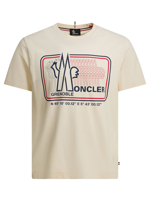 Crew-Neck T-Shirt mit Logo-Print T-Shirts Weiß