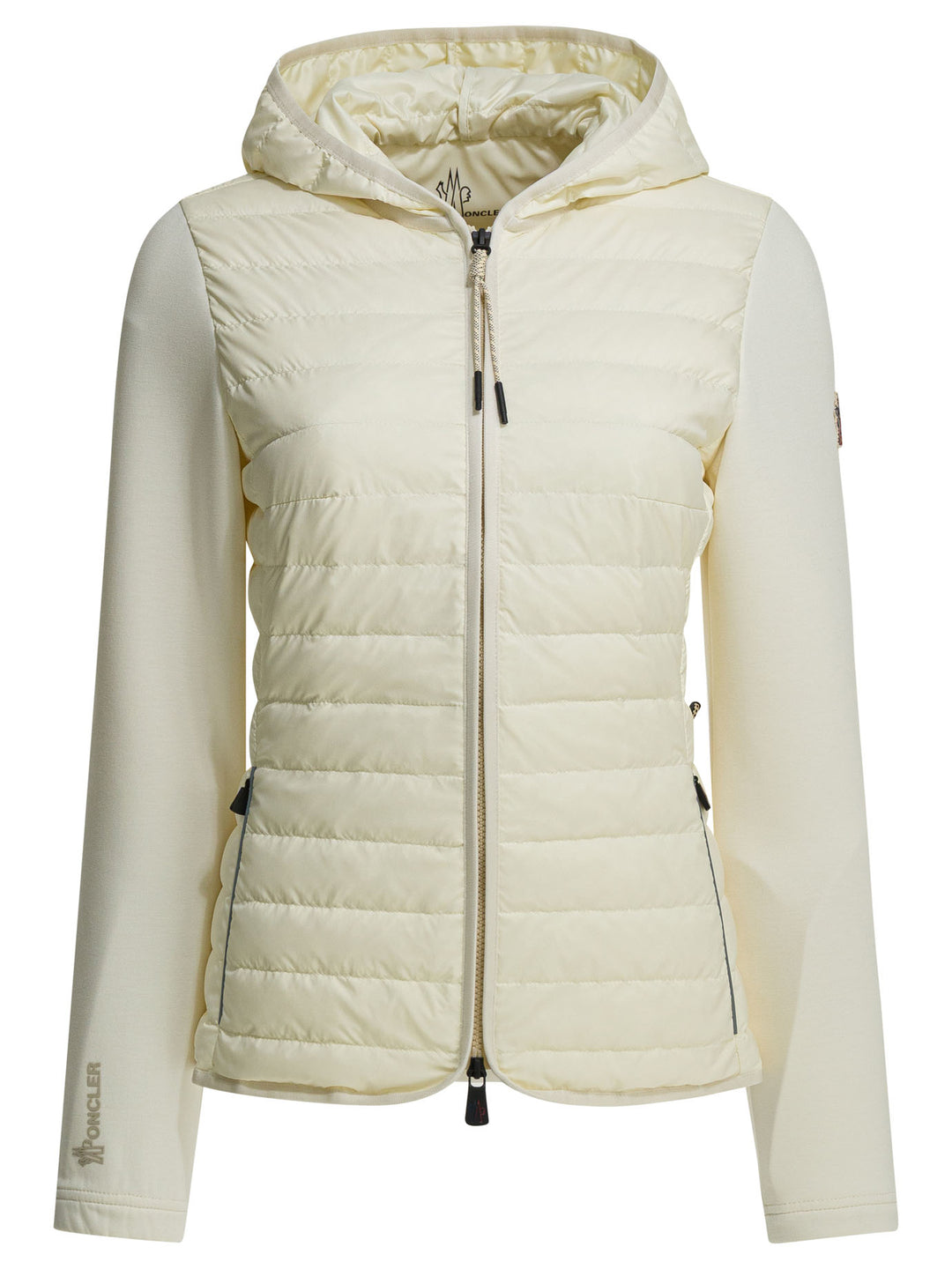 Moncler Grenoble Quilted Jacket With Logo Jackets and Coats - Bianco | f931bfae03ee3fb9f9bc6a16e1c09367c64b6f73