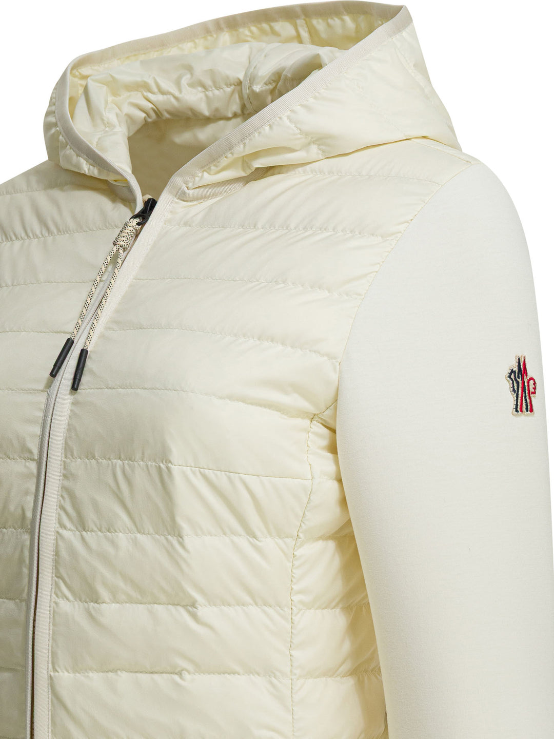 Moncler Grenoble Quilted Jacket With Logo Jackets and Coats - Bianco | ba6e621c7cb020b83c0de34aab9ffebb909b1a41