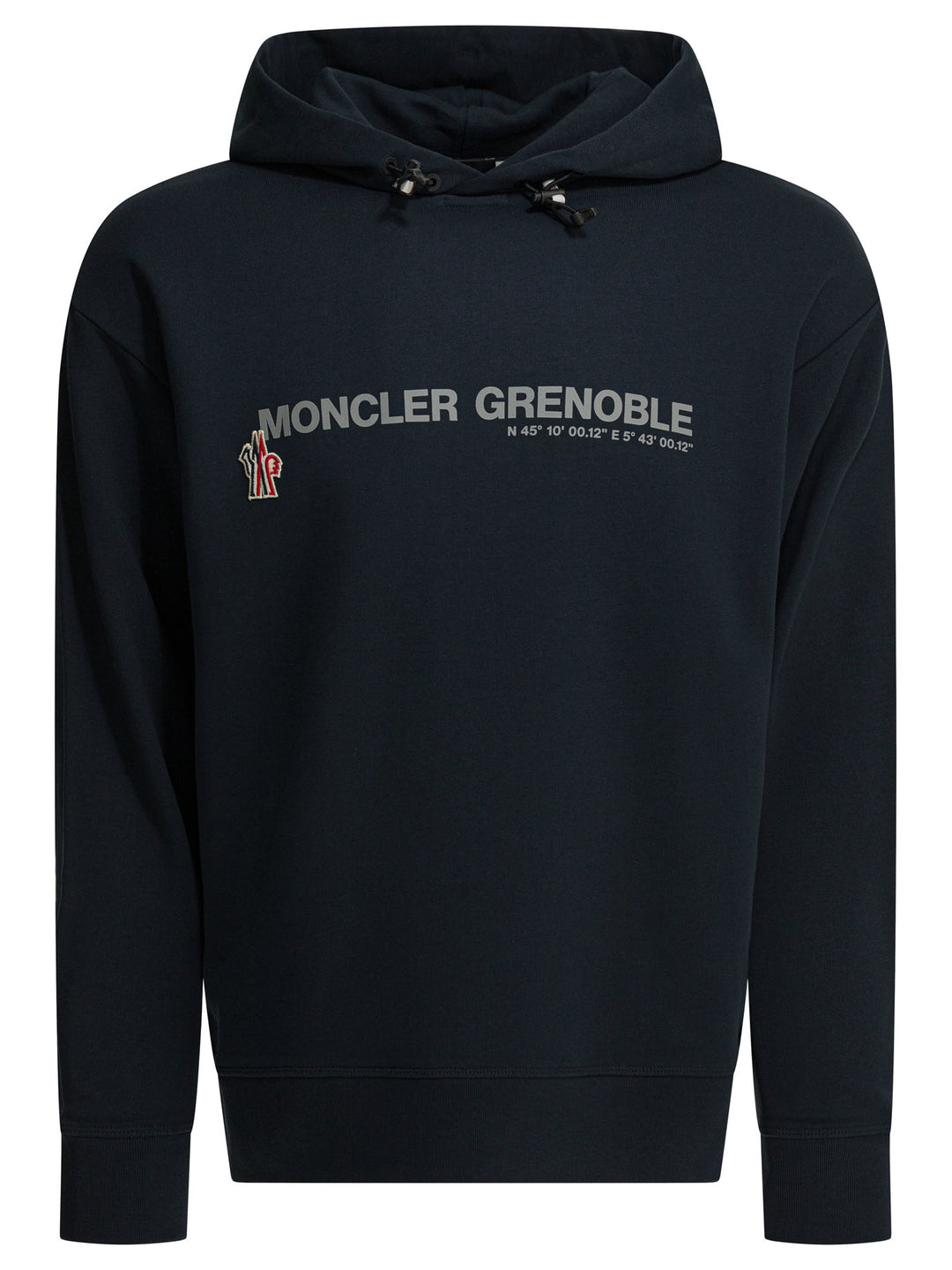 Moncler Grenoble Logo Print Hoodie Sweatshirts - Blu | 1aa8897f30e66e50c54ab23519313655bf5dadb0