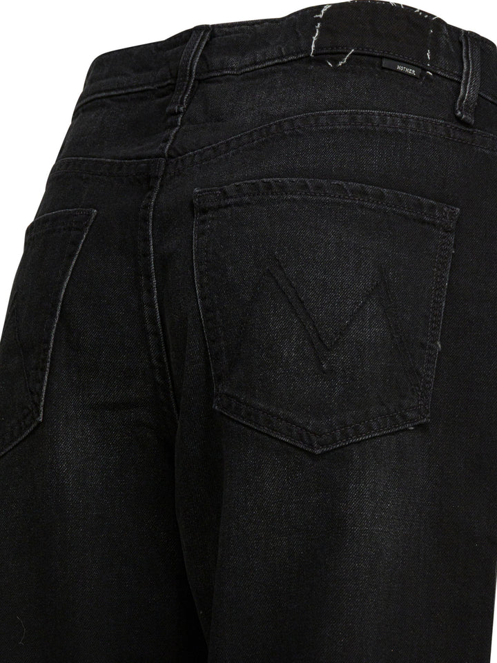Mother Denim The Dodger Sneak Jeans - Nero | ea3bfb5e25bd58ebdcaa2c9cd9729c2cce1edf92