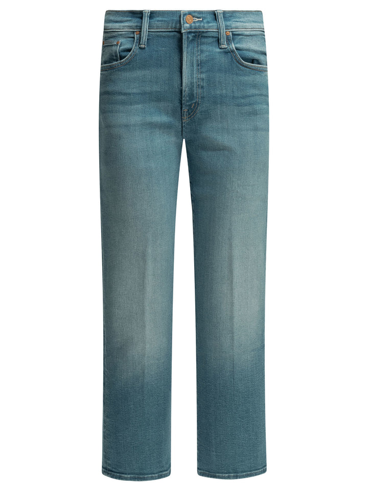 Mother Denim Straight-Leg Jeans - Blu | c82022bc9979daeea034e244ca3da7e4396a9882