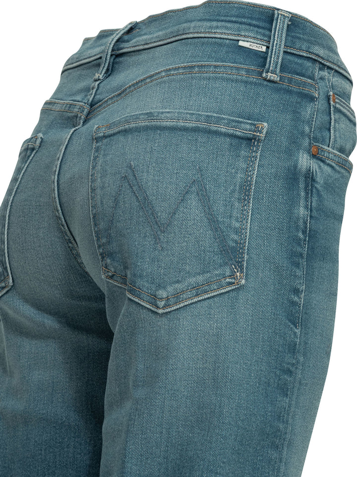 Mother Denim Straight-Leg Jeans - Blu | 02bab3e4f0802e985840f285e95602eb4758cb34