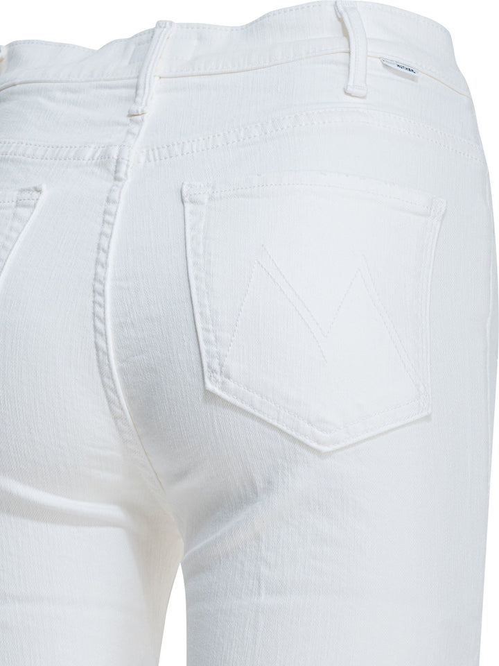 Mother Denim Hustler Ankle Fray Jeans - Bianco | e0249ca5979ff3f7aa2ae19c606d5d61418c9131