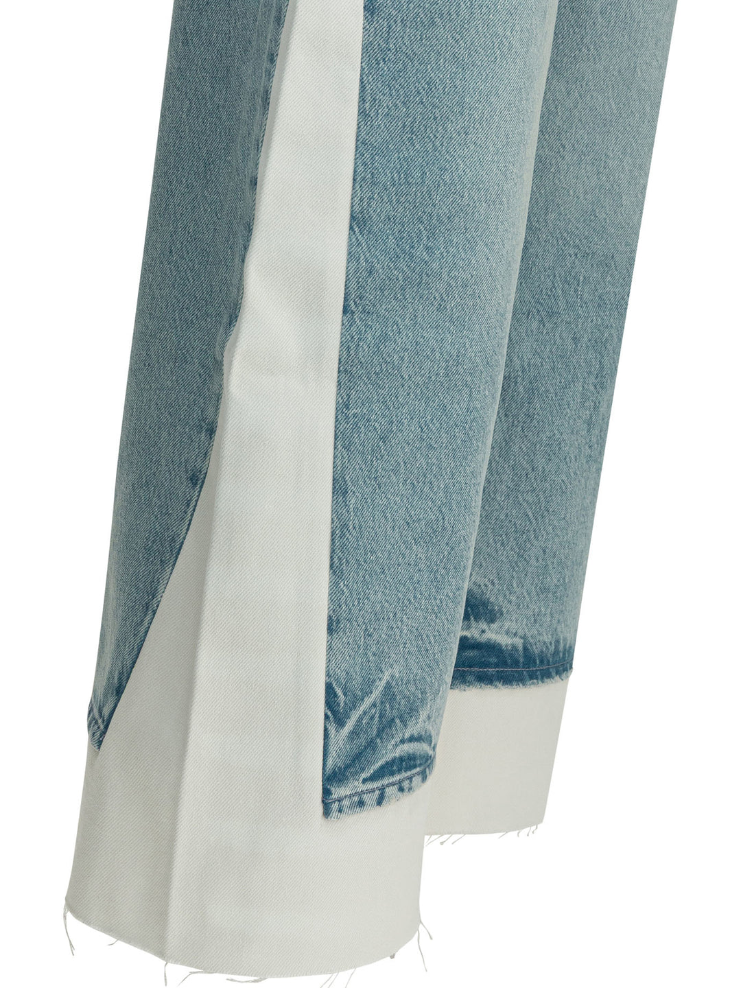 Mother Denim The Nachio Double Dip Nerdy Fray Jeans - Light blue | b292f95f97b3573c6cfc4ae444902dbd808b196d