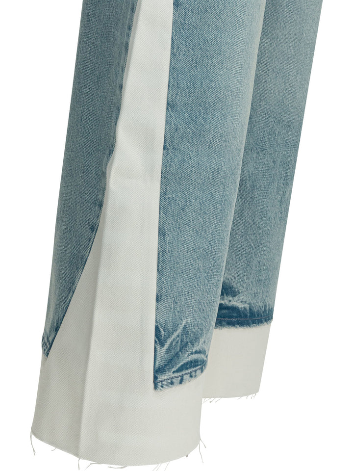 Mother Denim The Nachio Double Dip Nerdy Fray Jeans - Light blue | b292f95f97b3573c6cfc4ae444902dbd808b196d