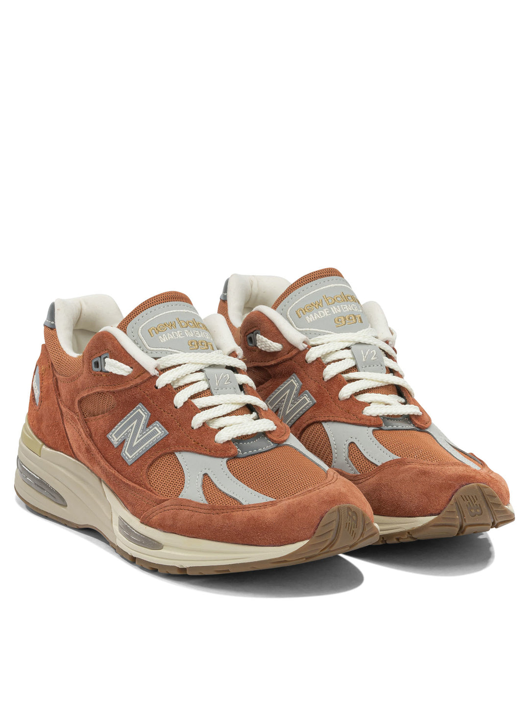 New Balance Made In Uk 991v2 Vintage Sports Sneakers & Slip-On - Arancione | e0c0c865f242d80705351f0cae6627c74caad075