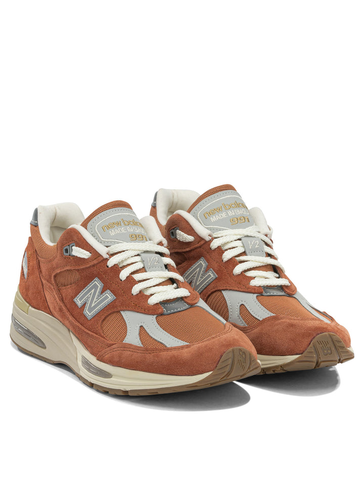 New Balance Made In Uk 991v2 Vintage Sports Sneakers & Slip-On - Arancione | e0c0c865f242d80705351f0cae6627c74caad075