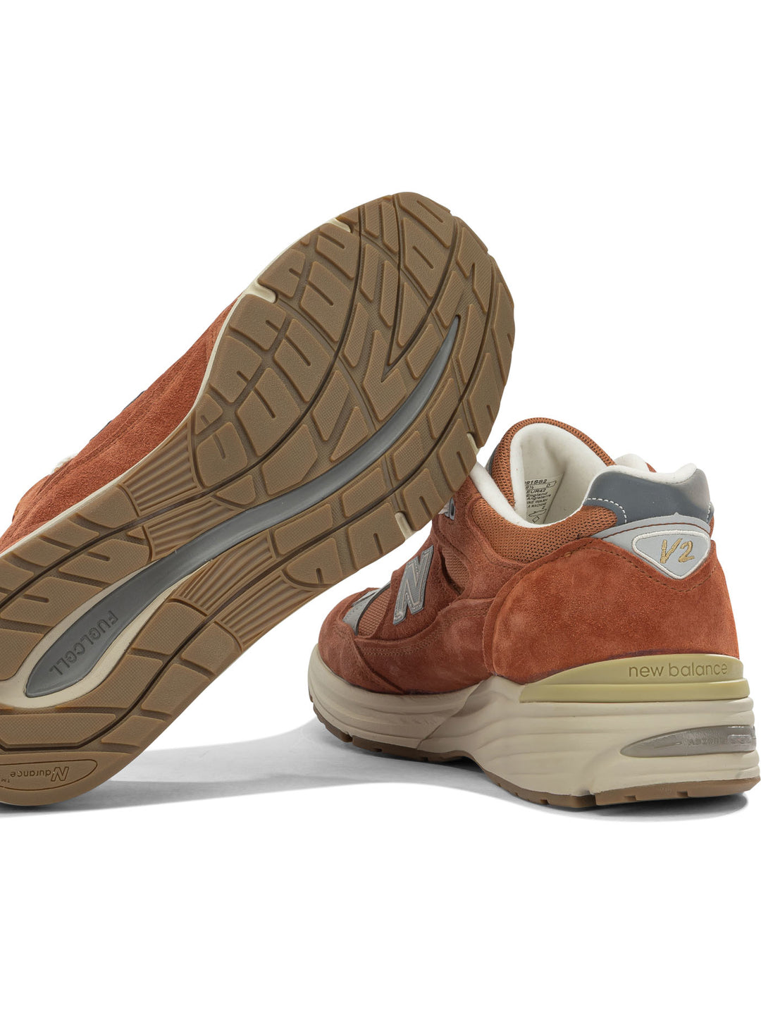 New Balance Made In Uk 991v2 Vintage Sports Sneakers & Slip-On - Arancione | 1683d83de96f3410902beeac70ad8d105381e4fb