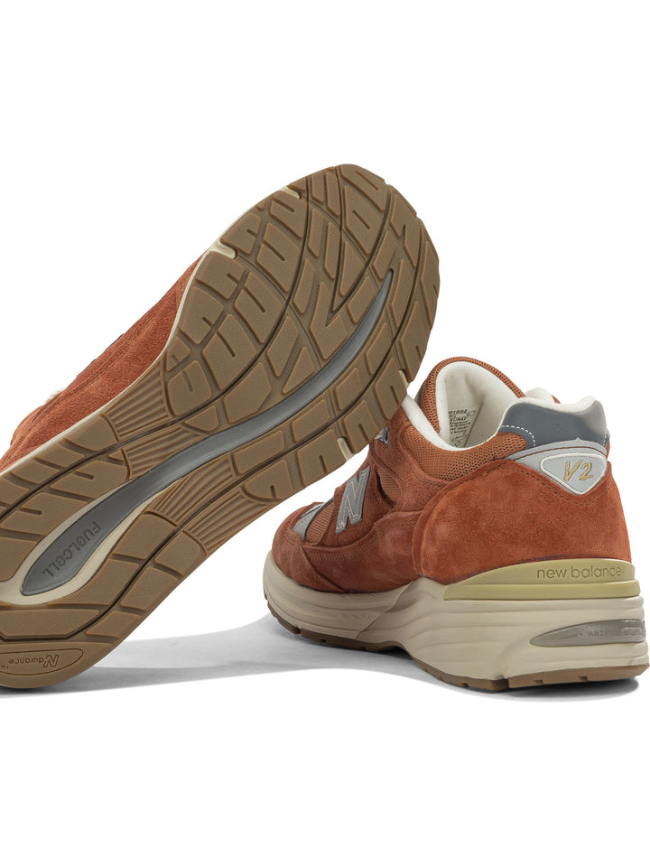 New Balance Made In Uk 991v2 Vintage Sports Sneakers & Slip-On - Arancione | 1683d83de96f3410902beeac70ad8d105381e4fb