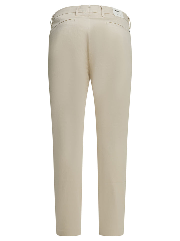 Nn.07 Theo Trousers - Bianco | bc6622bf336a1f8c0627736d5cf9e297fff1c3c4