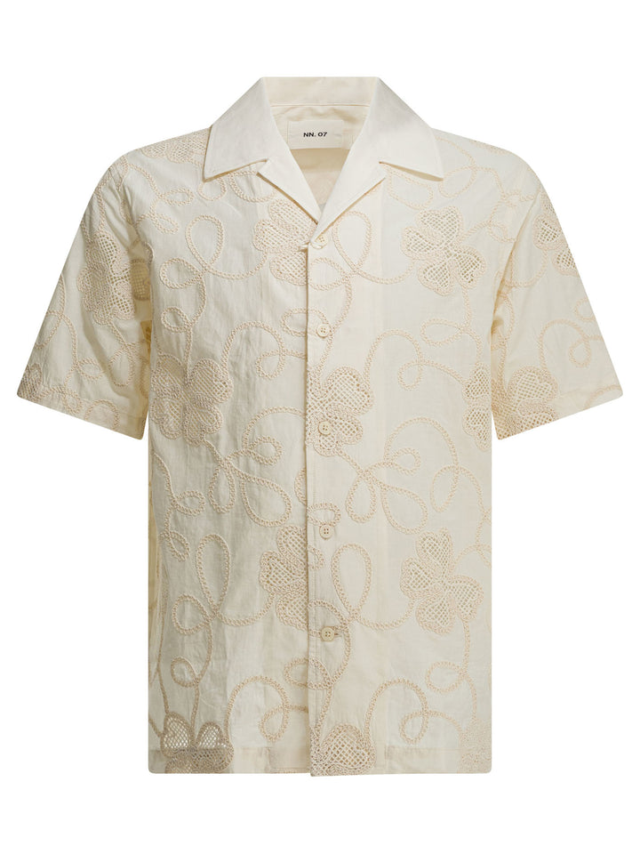 Nn.07 Ben Shirts - Bianco | 2018c1a76a922fdd9e8324c17bec8f0d4580519b