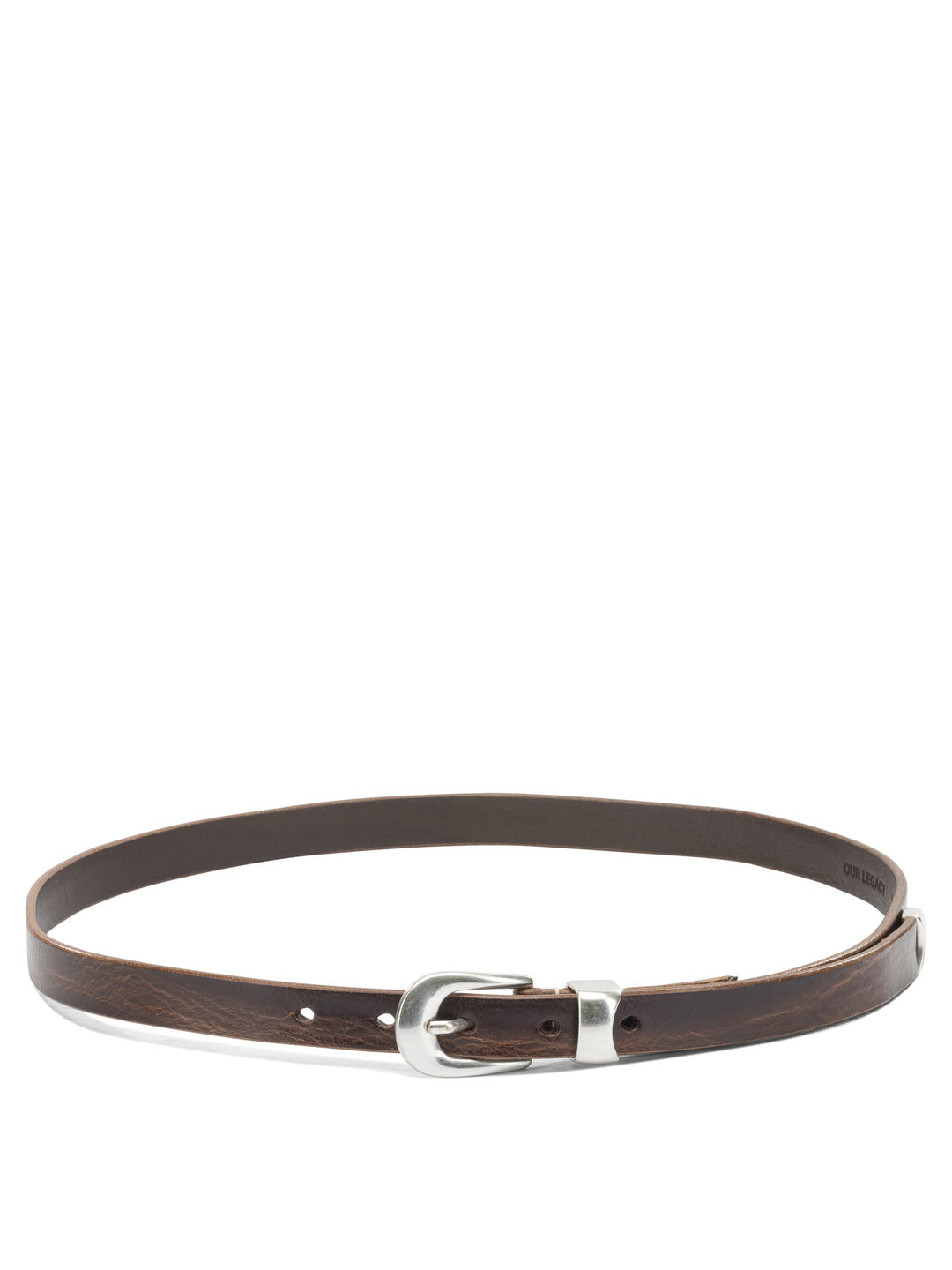 Our Legacy Leather Belt Cinture - Marrone | e7467e27fa2bc3357440b3afbd8952c10b4a4462
