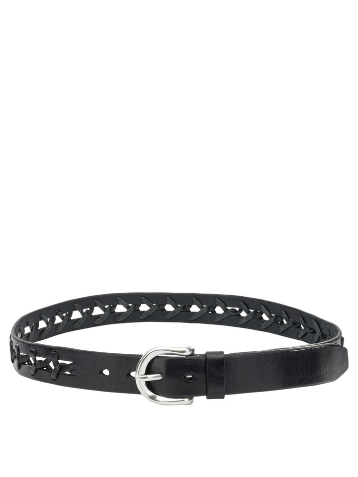 Our Legacy Cow Leather Belt Cinture - Nero | 47df04b7be8ab49defb97b64ac02cfed5e588a0e
