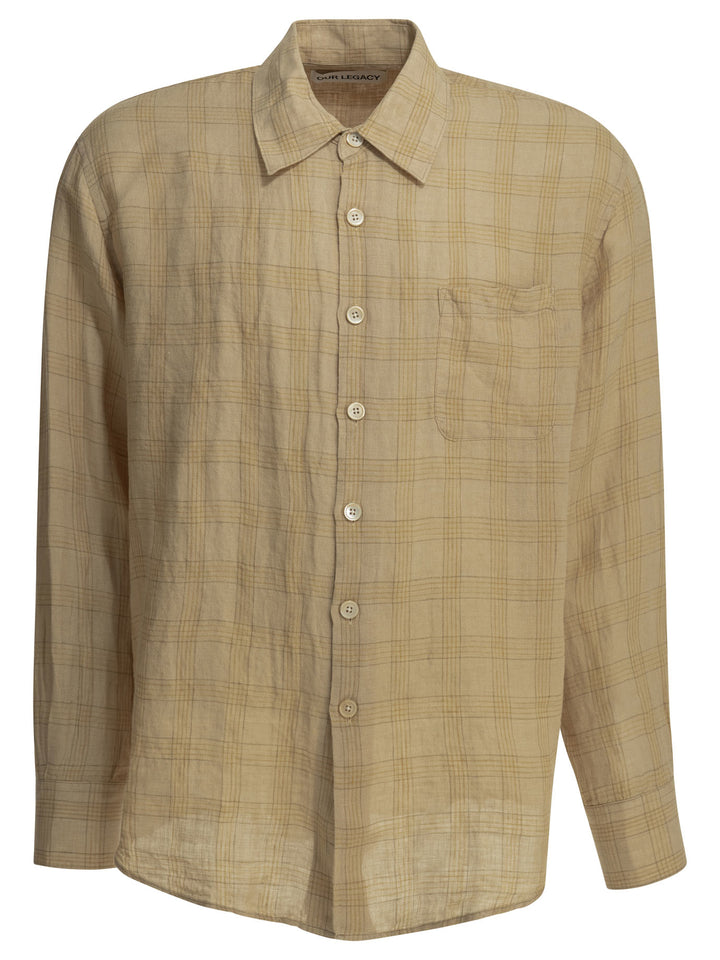 Our Legacy Above Shirts - Beige | a115e5302987d71b30d655a8974fc75d571fbe4c
