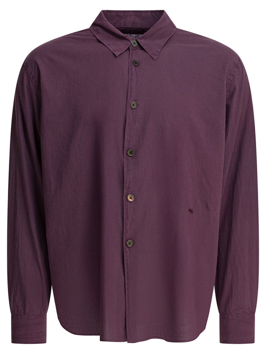 Cotton Shirt Shirts Bordeaux