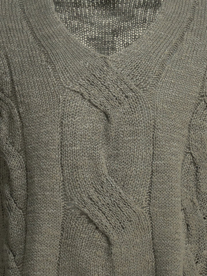 Our Legacy V-Neck Sweater Knitwear - Grey | 392c5599456ee7cd4091b91bdaea288178822c6a