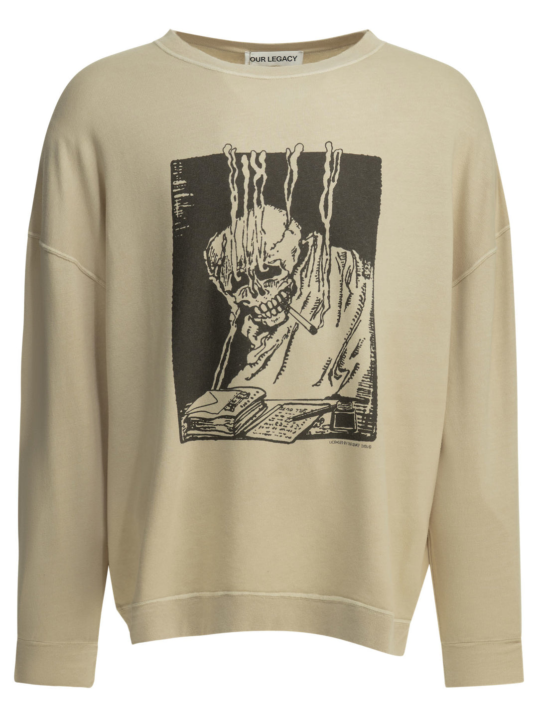Our Legacy Angry Fan Mail Sweatshirts - Beige | 318e27992e2f312edeadb711f53f038d3a96e4e8
