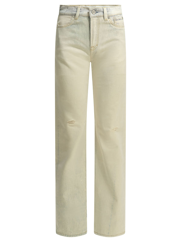 Wata Cut Jeans Blanco