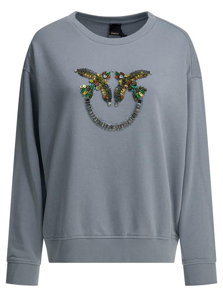 Pinko  Sweatshirts - Light blue | c212b80bf70093228d78632d1afbcd12e95ca147
