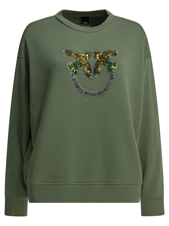 Pinko  Sweatshirts - Verde | 63d6386034ccb0d463a2dcf2e9a9005f266c3bdf