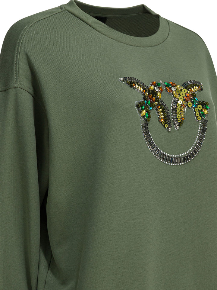 Pinko  Sweatshirts - Verde | 3e69625345657e0cfe0cf3b243fc3ebc5cd3373d