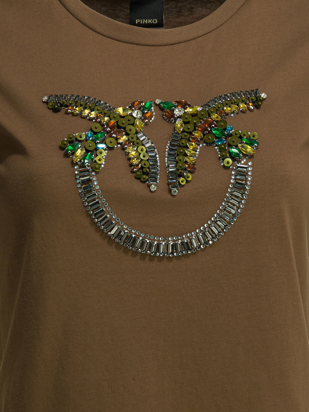 Pinko  T-shirts - Marrone | 1eb5a3a731587e1df2491477a842d06e12ce89b0