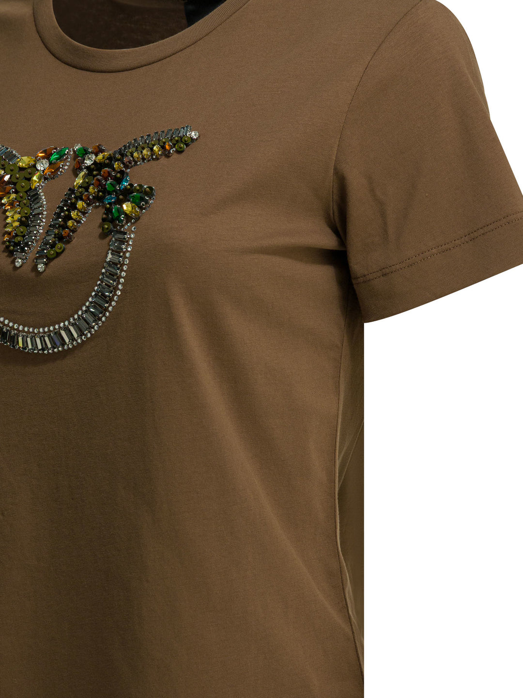 Pinko  T-shirts - Marrone | 7cafade465f5a9930412683c5544b10b293f2c5b