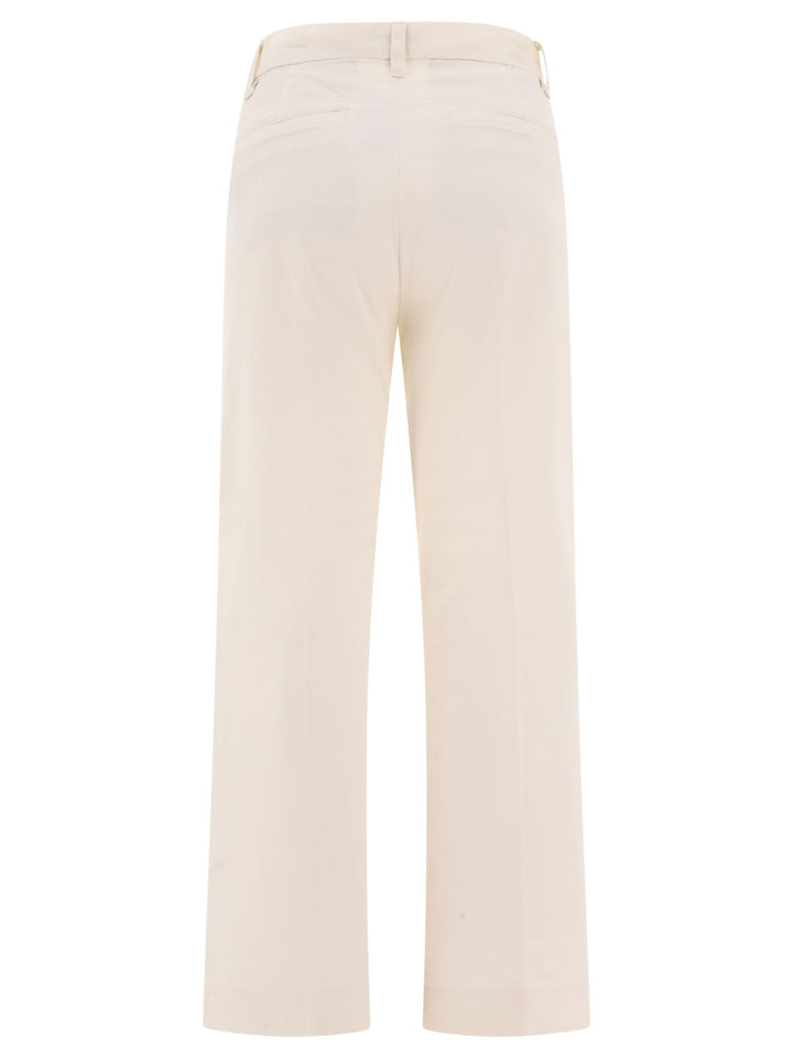 Polo Ralph Lauren Flared Chino Pants Trousers - Bianco | f77d03f6634a8bd63b277a3977543cf0dac48015