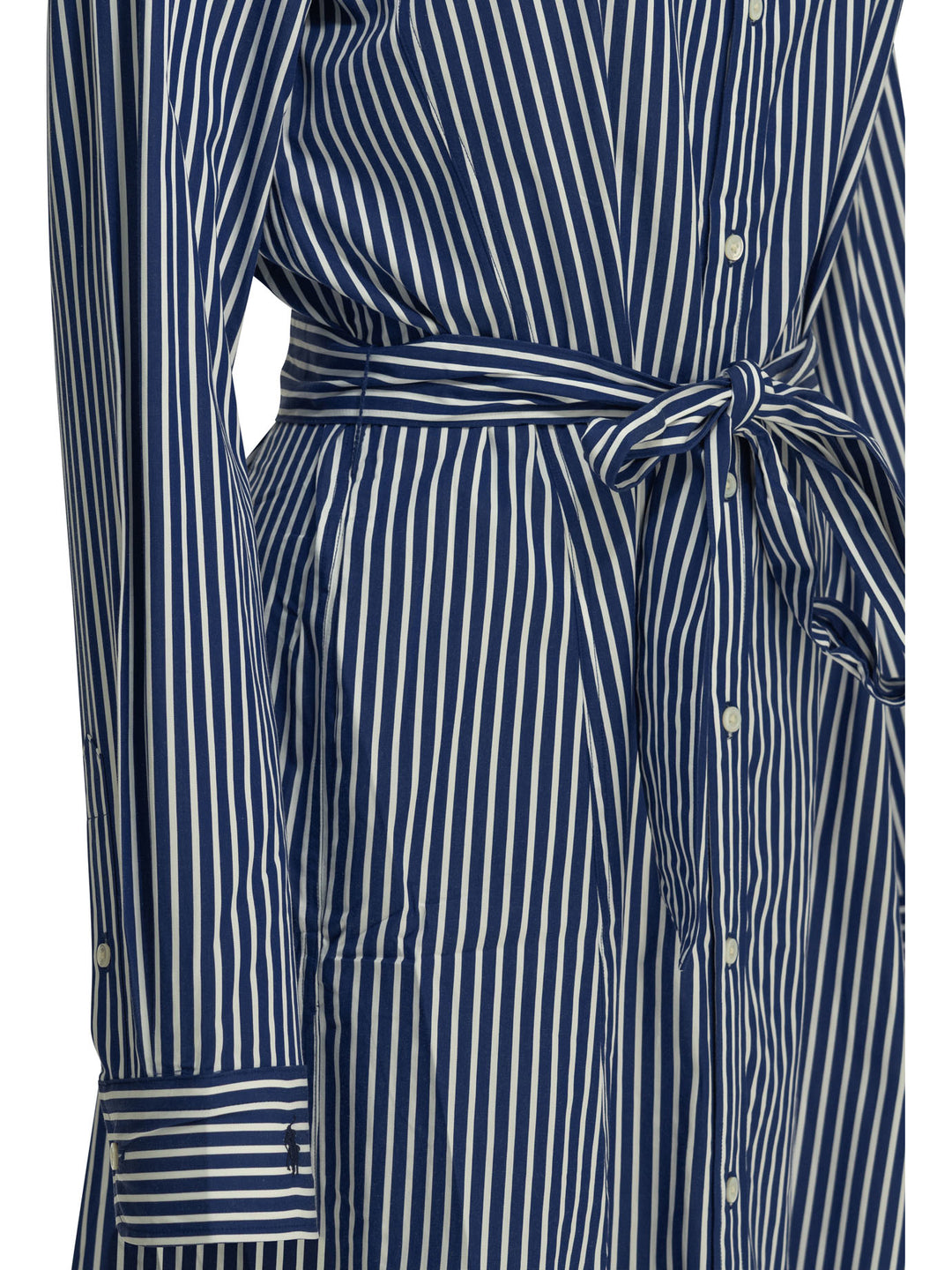 Polo Ralph Lauren Chemisier Midi Dress With Logo Abiti - Blu | dd11c4bd43d9d79e0194cae836fdac1503e61e0a