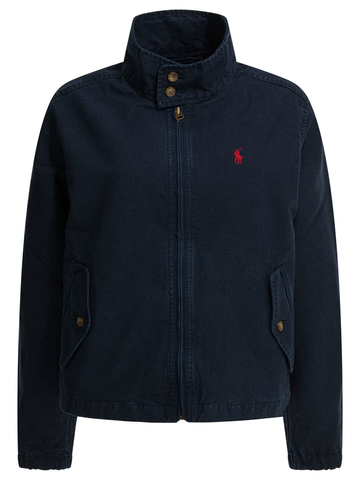 Polo Ralph Lauren Windbreaker Jacket With Pony Jackets and Coats - Blu | 379aa21f2425cf8c3725b2010945c53c30c9b1fa