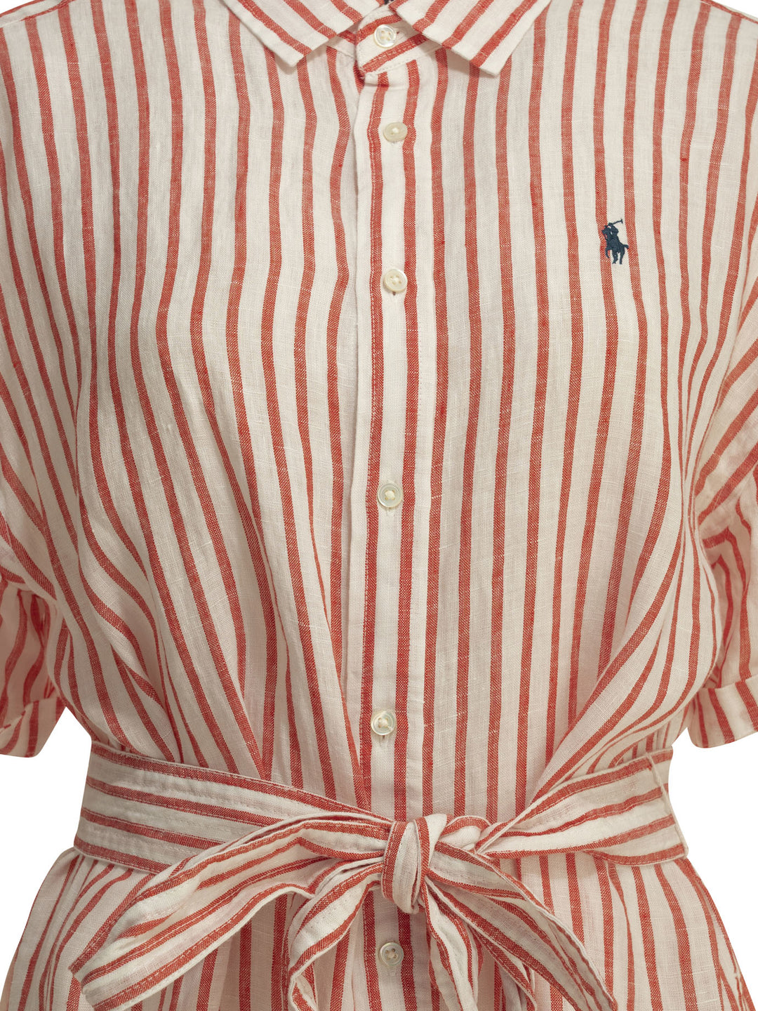 Polo Ralph Lauren Long Shirt Dress With Logo Abiti - Rosso | d342eade82fe600449bb227926cab99f4d141bf0