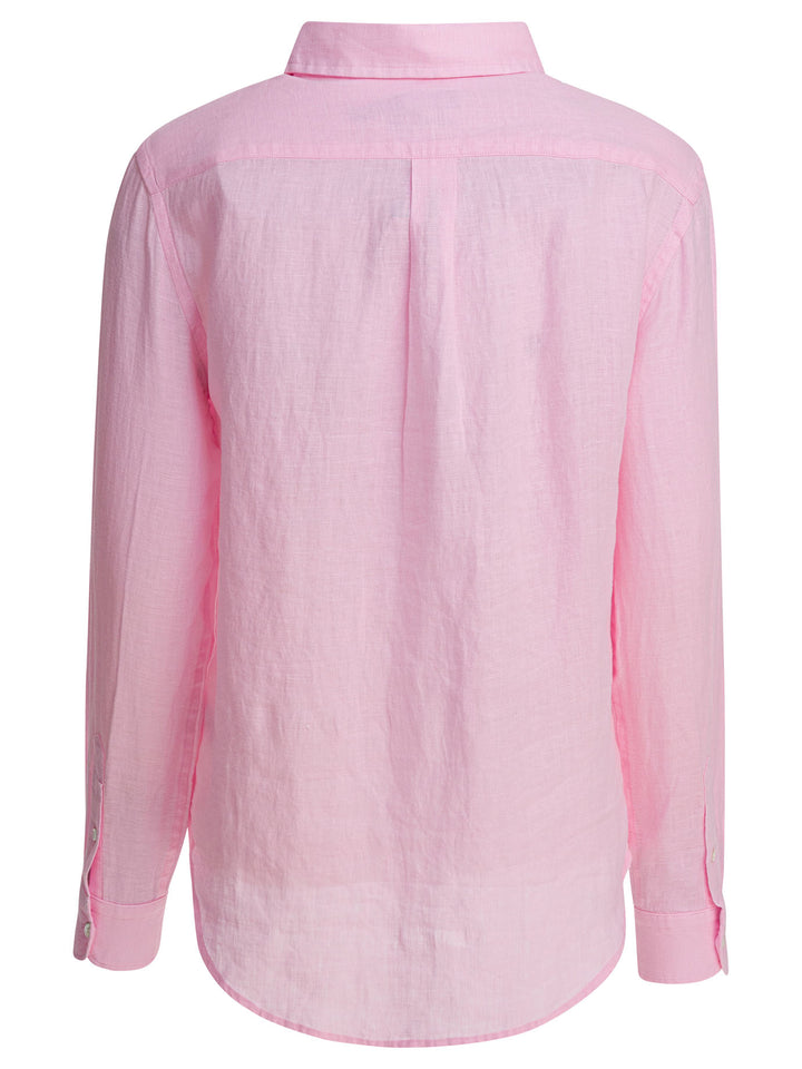 Polo Ralph Lauren Classic-Fit Linen Shirt Shirts - Rosa | 8abb5473c289881fff5c2ab7c18e4cc7849d5e6f