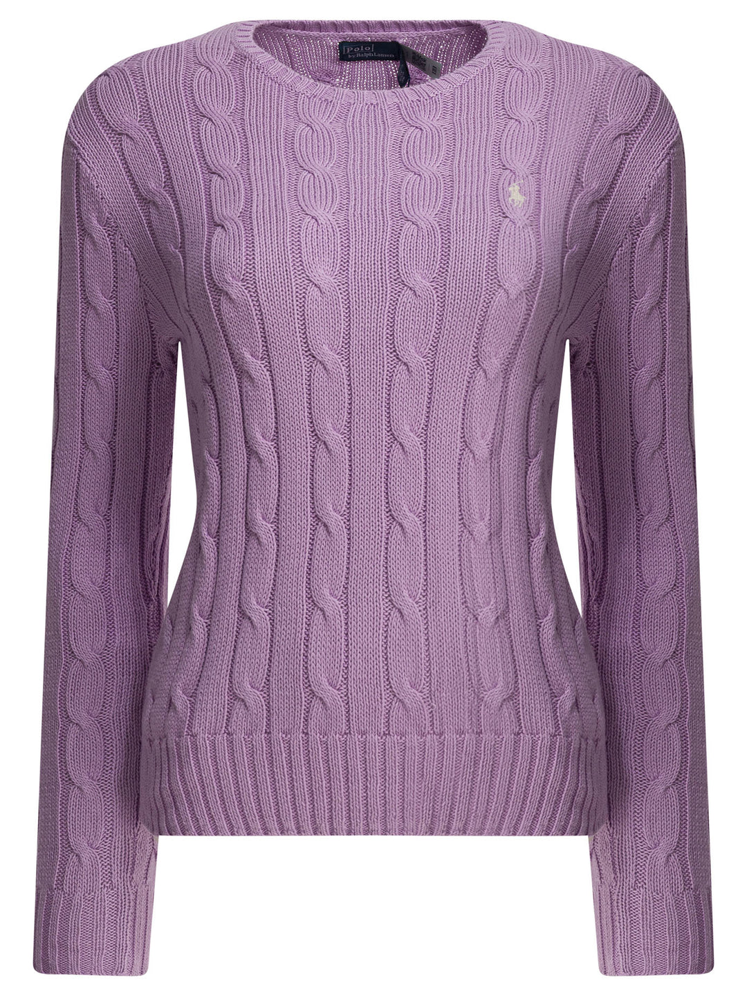 Polo Ralph Lauren Crew-Neck Sweater With Logo Knitwear - Viola | 6f7705efd9efcb8d22c544ebf94aa4a529f2b0f5
