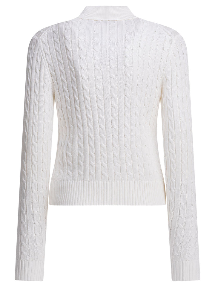 Polo Ralph Lauren Cardigan With Logo Knitwear - Bianco | 08dce8859901c98cc4c527d20d0469445d426a69