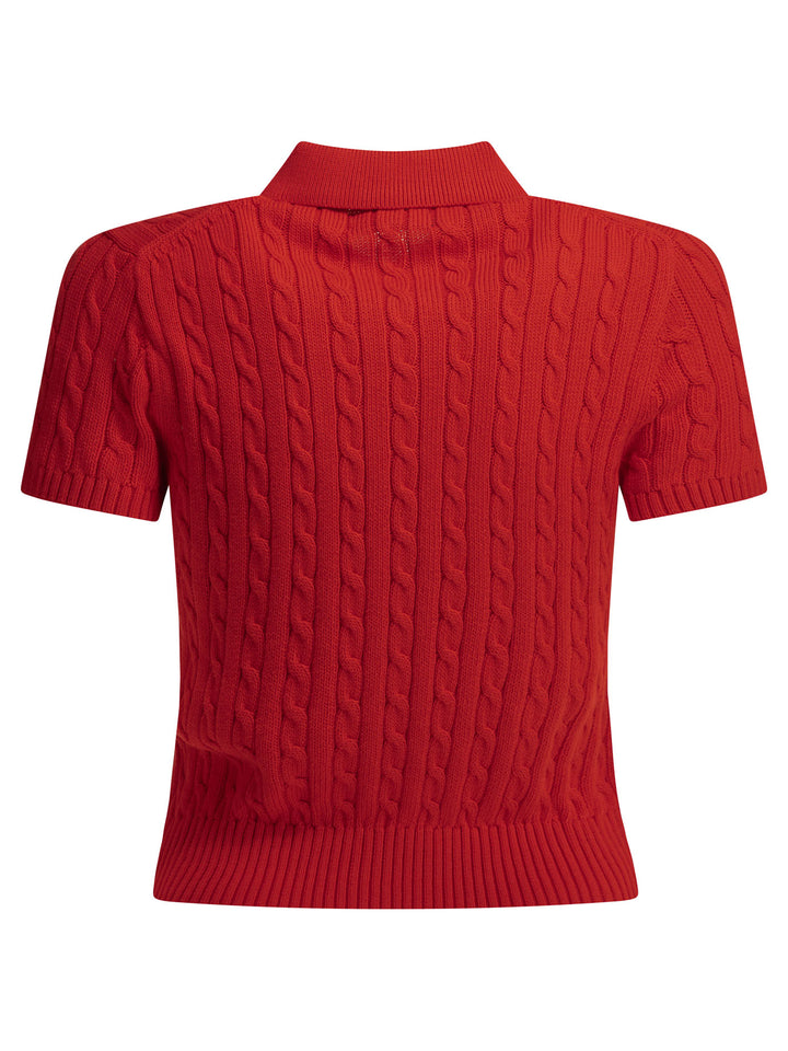 Polo Ralph Lauren Knitted Polo Shirt With Buttons Polo shirts - Rosso | 54c08c32c0d0b0e430102de56ef17950790c657c