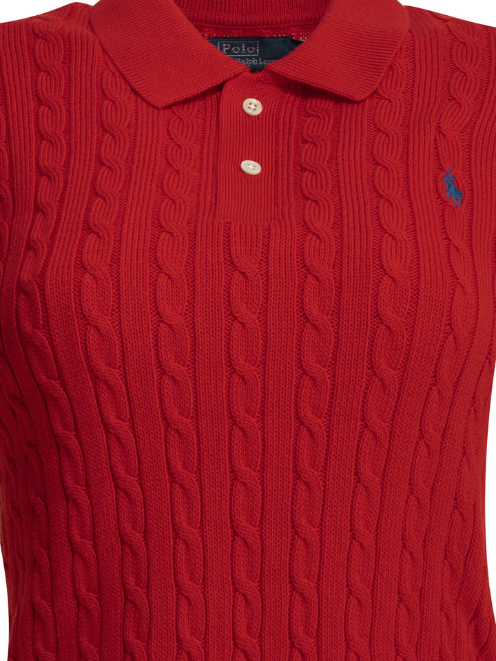 Polo Ralph Lauren Knitted Polo Shirt With Buttons Polo shirts - Rosso | c919565be3335bf08a2b916740a268d8fc08e8af