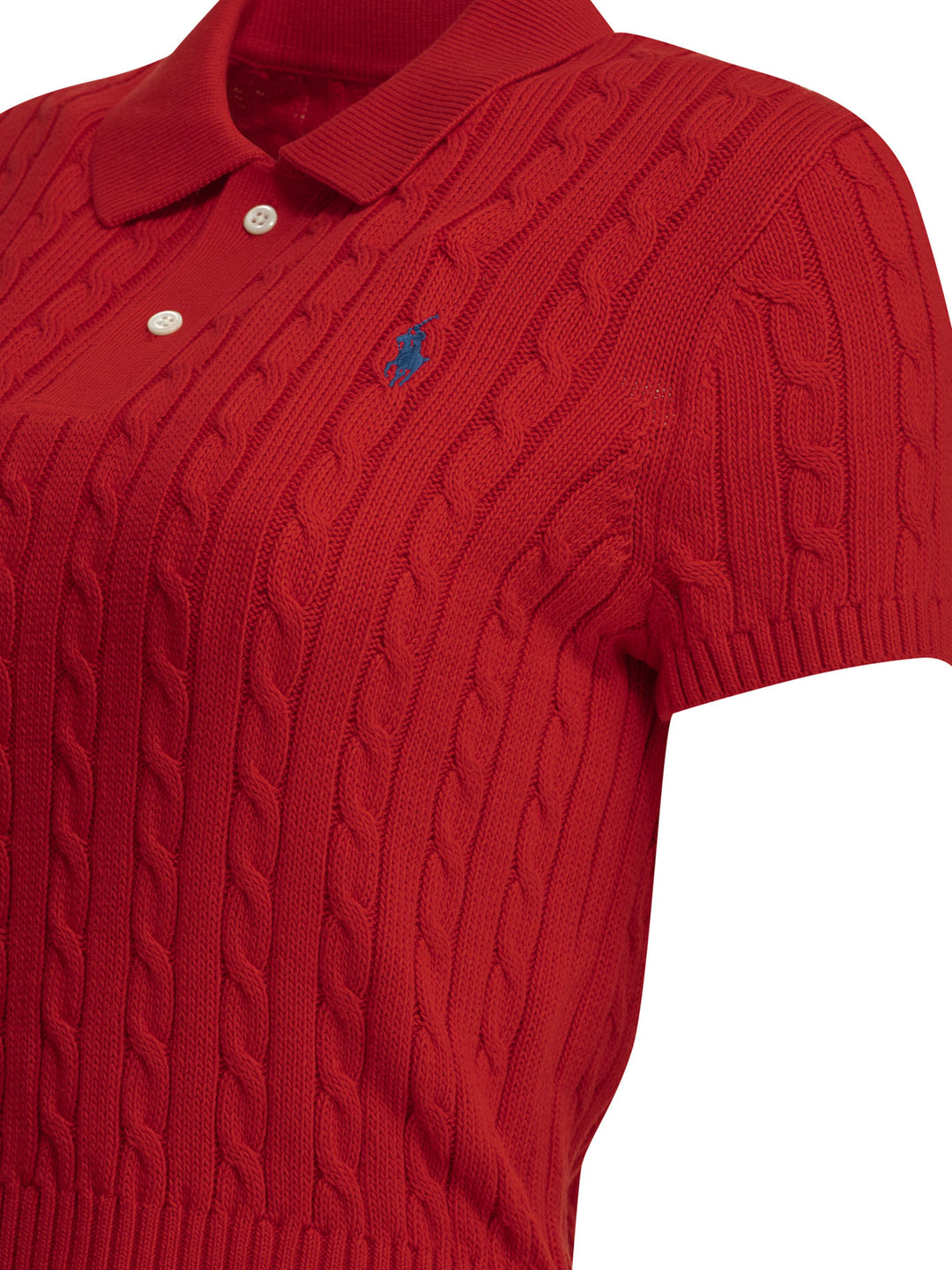 Polo Ralph Lauren Knitted Polo Shirt With Buttons Polo shirts - Rosso | 0d3a988c41a8bbb7a5a5c44b5764b91e00da7c72